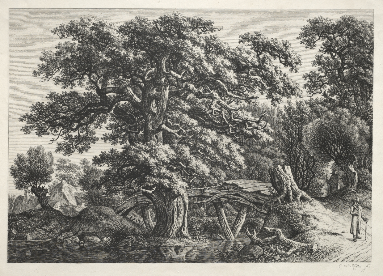 Landscape with Walking Travelers