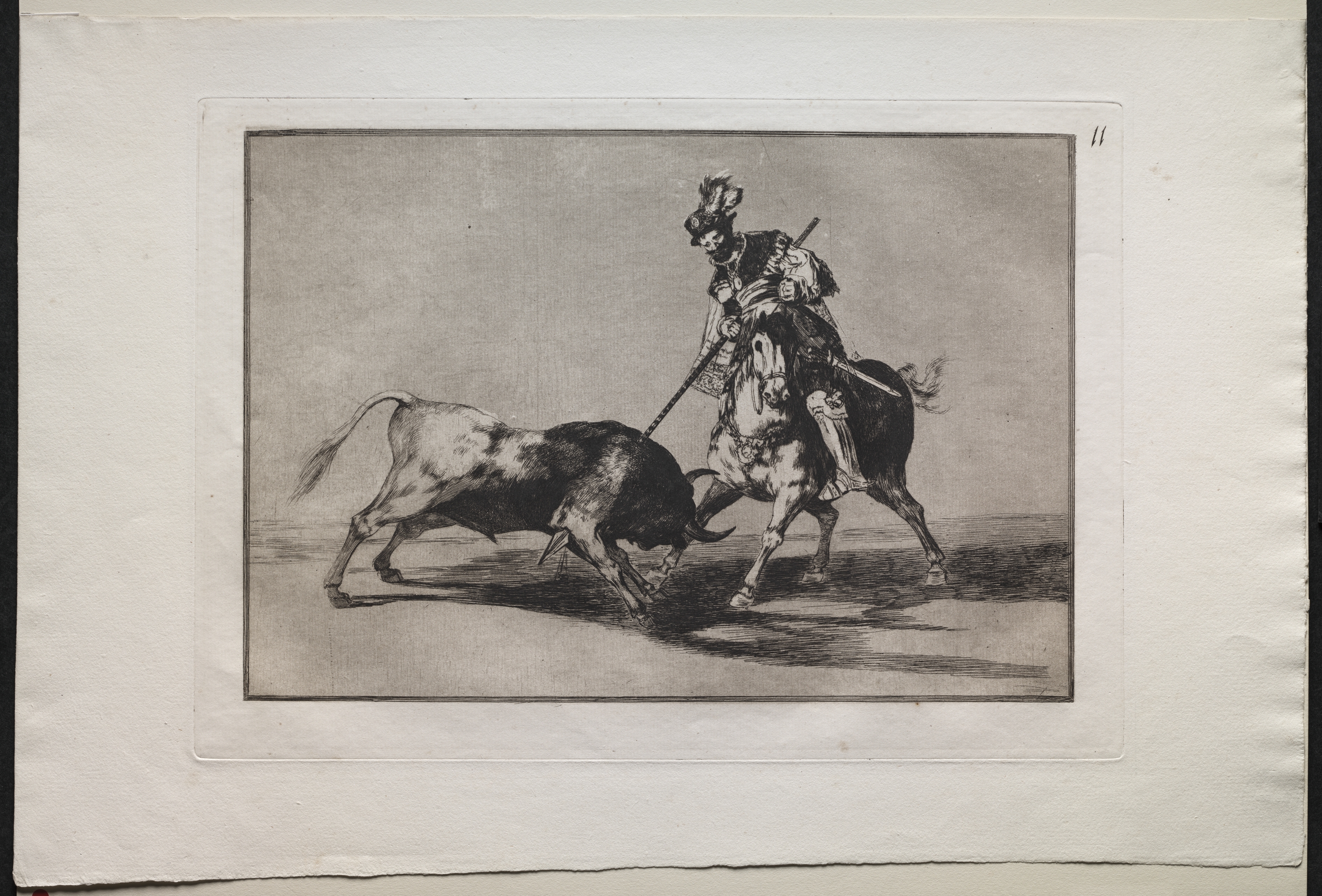 Bullfights:  El Cid Campeador Spearing Another Bull