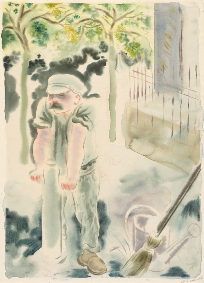 Street Worker, George Grosz, 1930