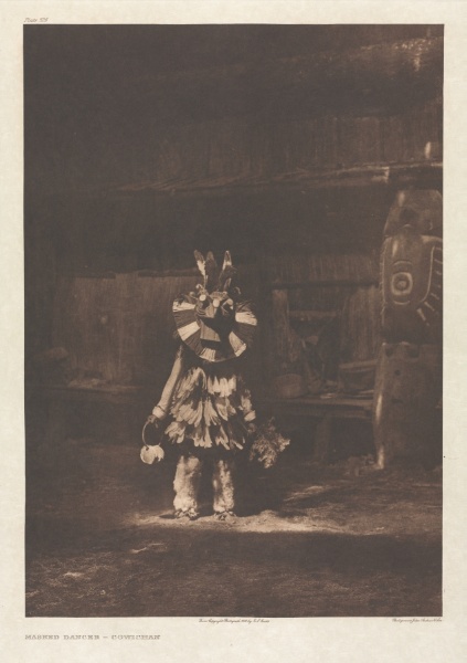 Portfolio IX, Plate 326: Masked Dancer - Cowichan