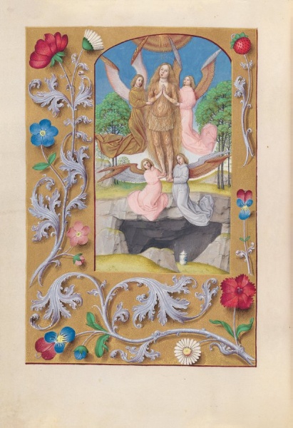 Hours of Queen Isabella the Catholic, Queen of Spain:  Fol. 193v, St. Mary Magdalene
