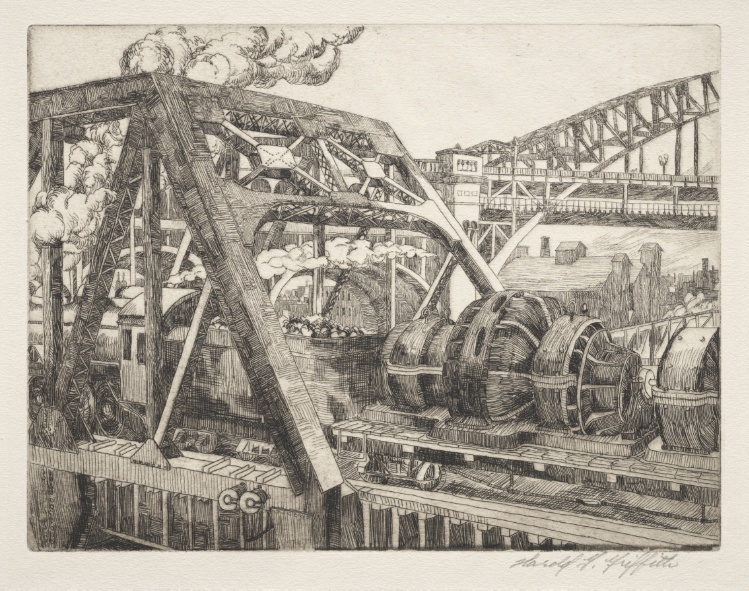 Industrial Cleveland:  Baltimore and Ohio Railroad Lift Bridge