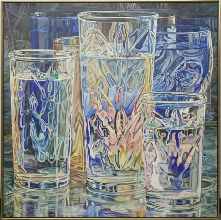 Dark Mirror, Janet Fish, 1976