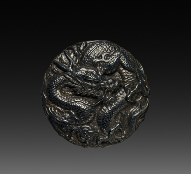 Button with Dragon