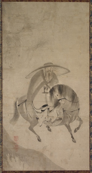 Su Dongpo Riding a Donkey