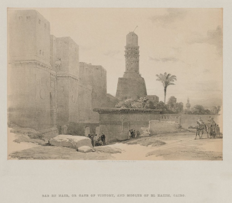 Egypt and Nubia, Volume III: Gate of Victory and Minaret of the Mosque El Hakim