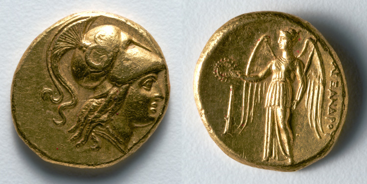 Stater: Head of Athena (obverse); Nike (reverse)