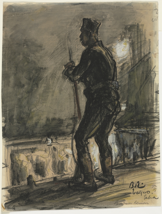 Serbia, My Dear Mother (recto), Boardman Robinson, 1915