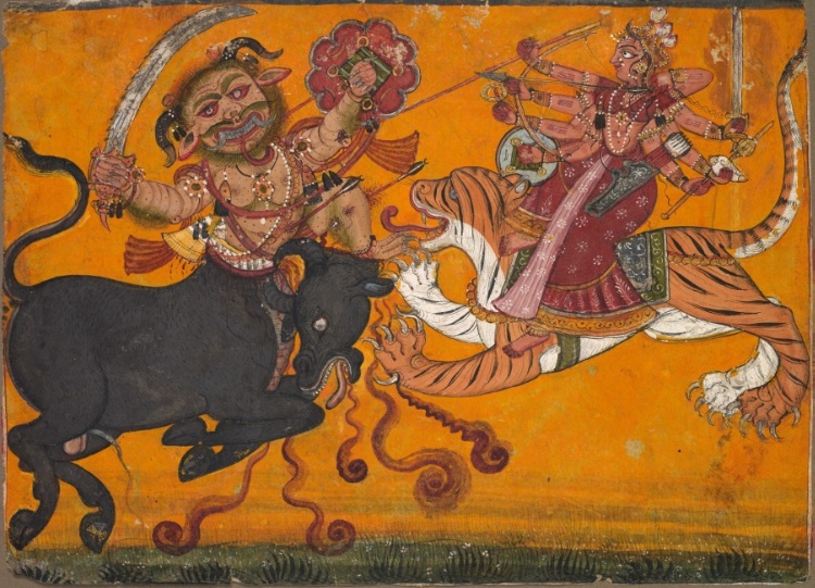 Durga Slaying Mahisha