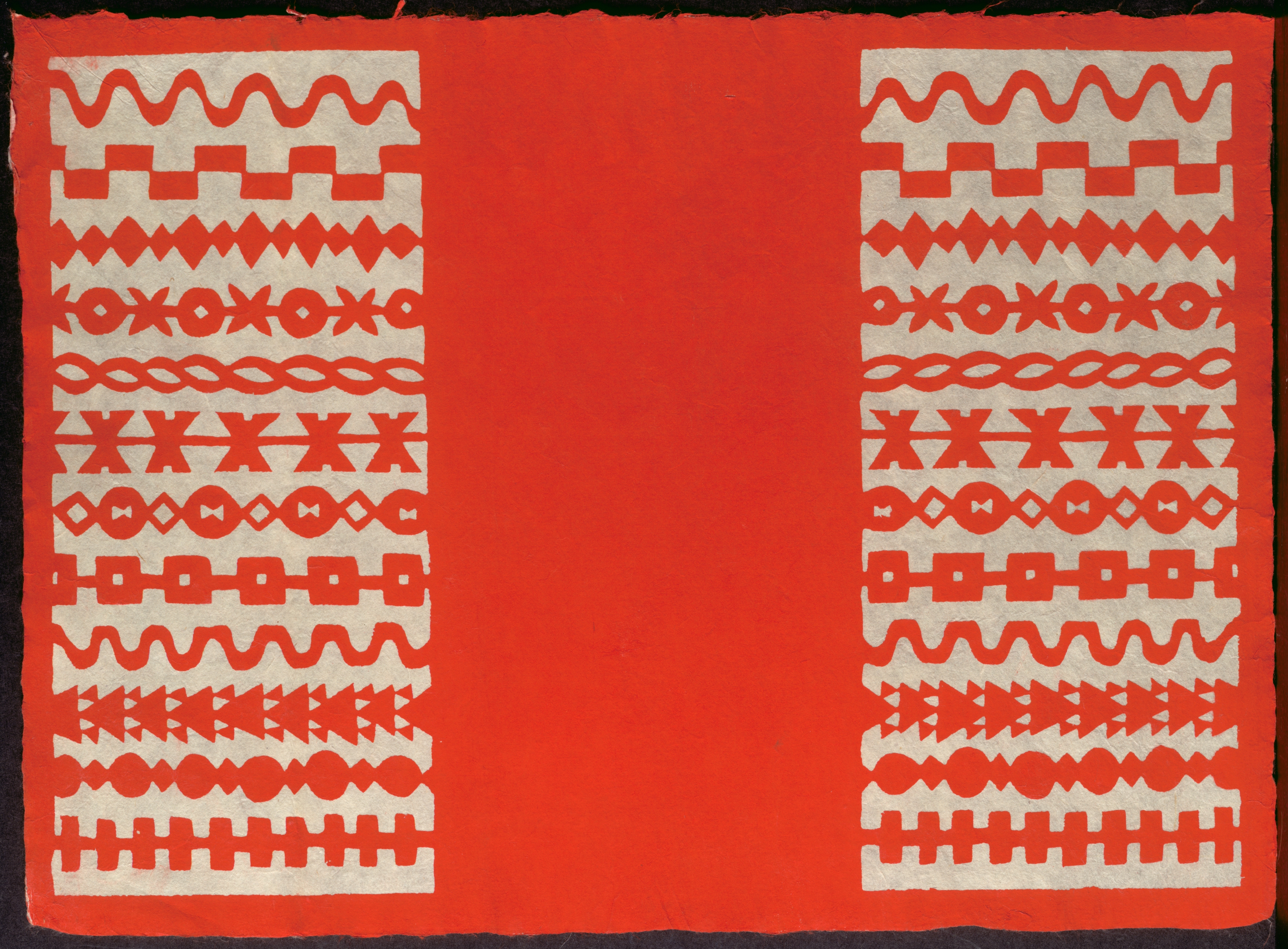 Vermilion Native American Pattern