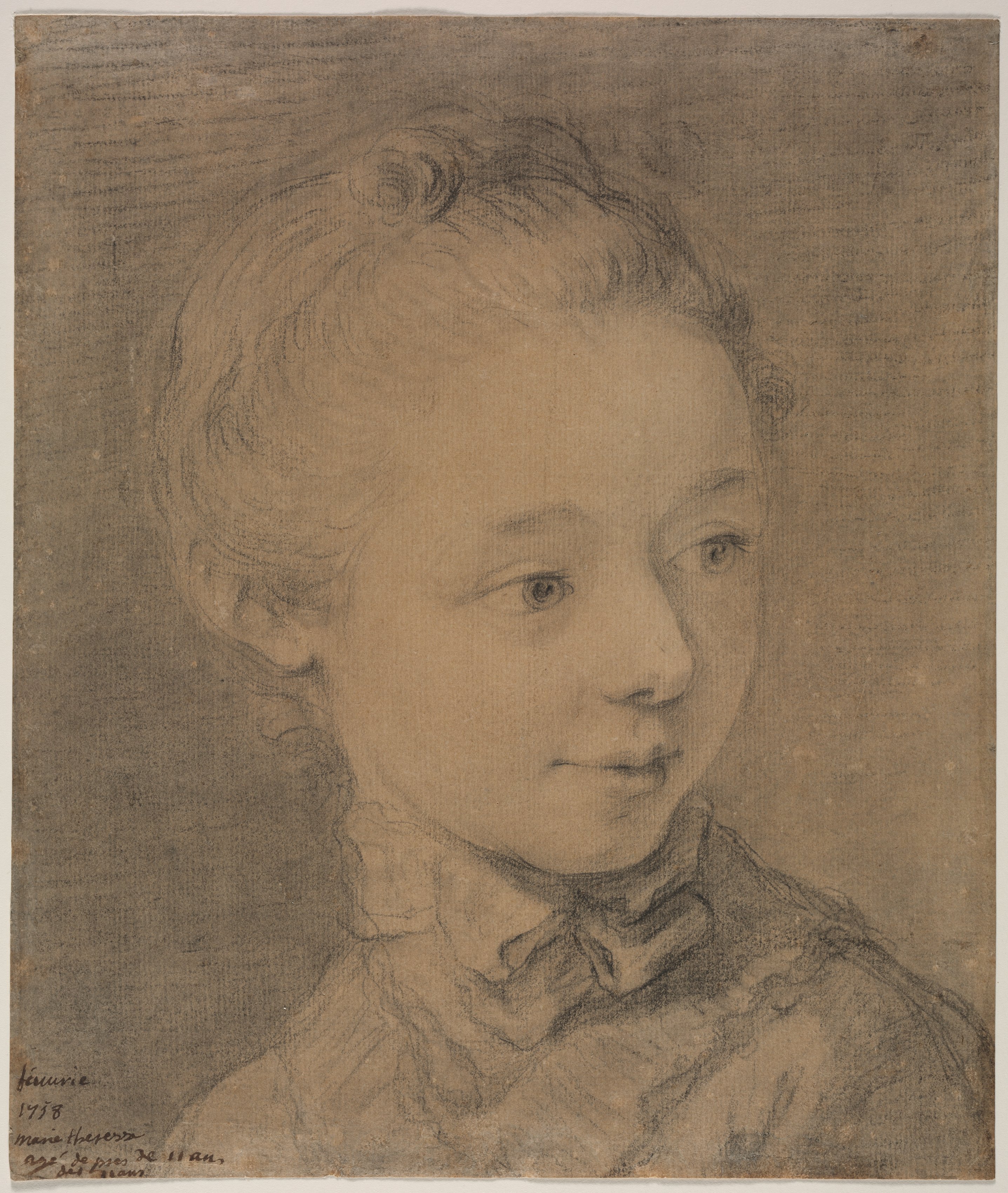 Head of a Young Girl Turning toward the Right