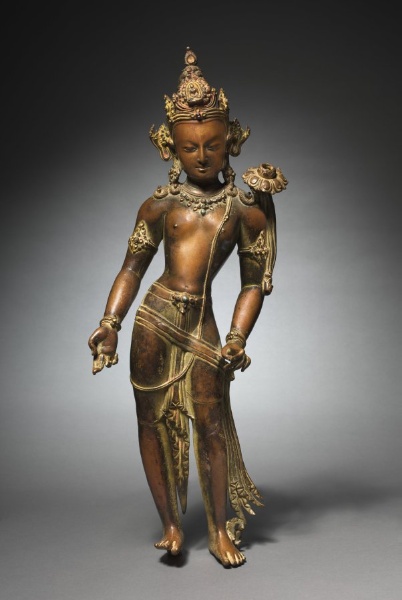 Avalokitesvara Padmapani:  Bodhisattva of Mercy Bearing a Lotus
