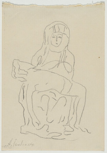 Sketch of a Pieta