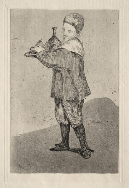 The Boy Carrying a Tray