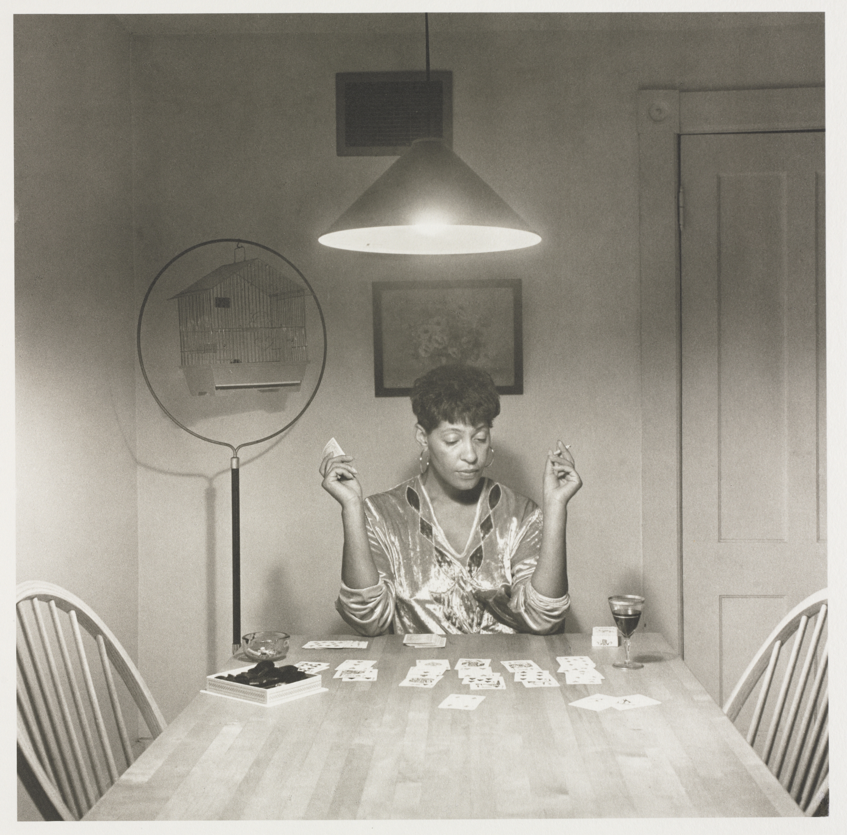 The Kitchen Table Series: Untitled (Woman Playing Solitaire)