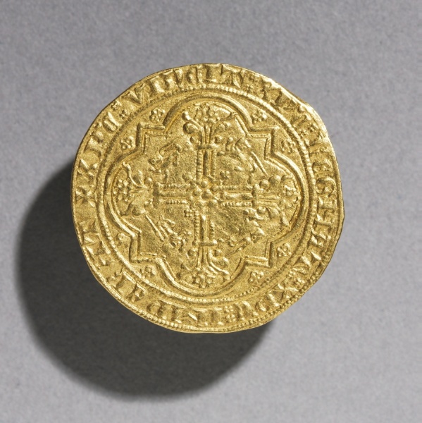 Leopard d'Or of Edward III of England (reverse)