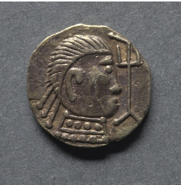 Witmen Tremissis: Bust and Trident (obverse)