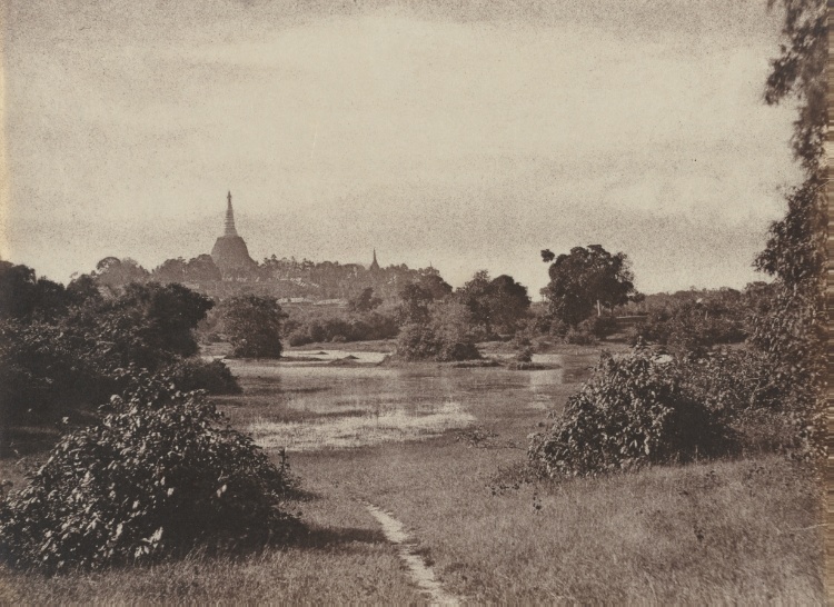 Rangoon. View Near the Lake