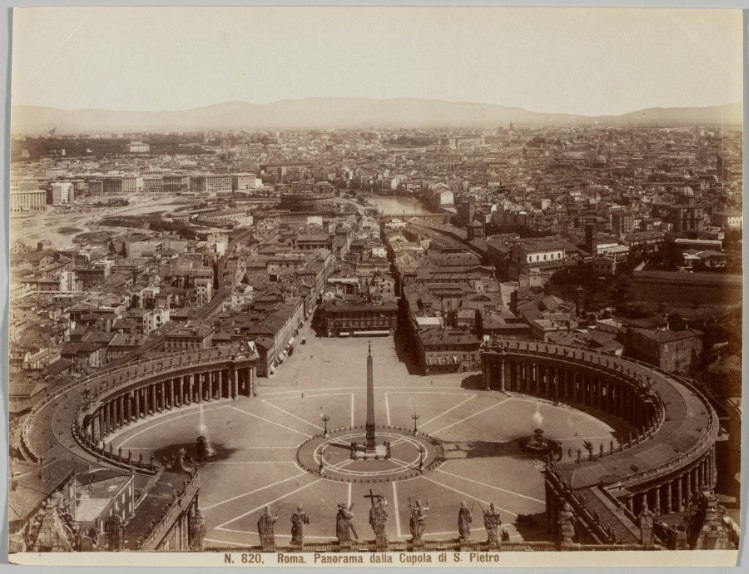 Panorama dalla Cupola di S. Pietro, Rome