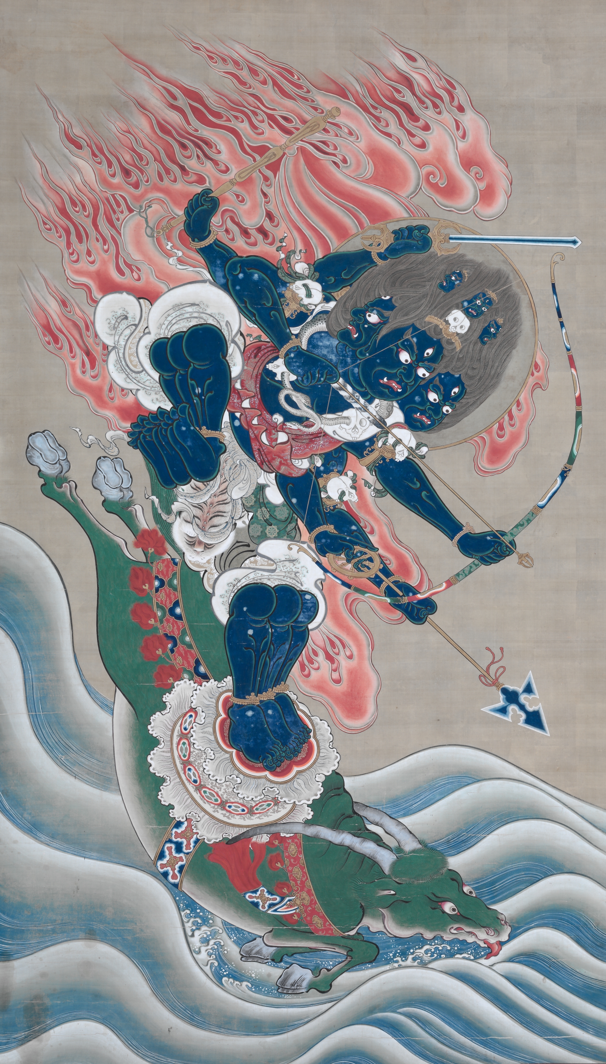 Wisdom King of Great Awe-inspiring Power (Daiitoku Myōō)