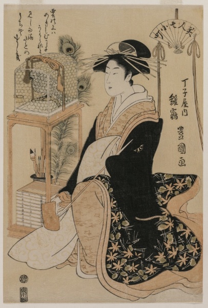 Hinazura of Chōjiya from the series Beauties as the Seven Komachi