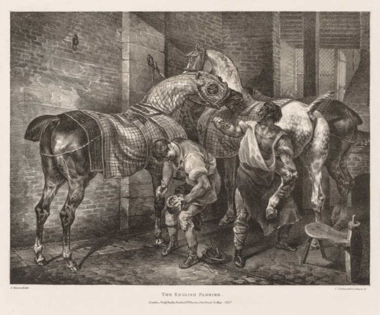 Various Subjects Drawn from Life and on Stone:  The English Farrier