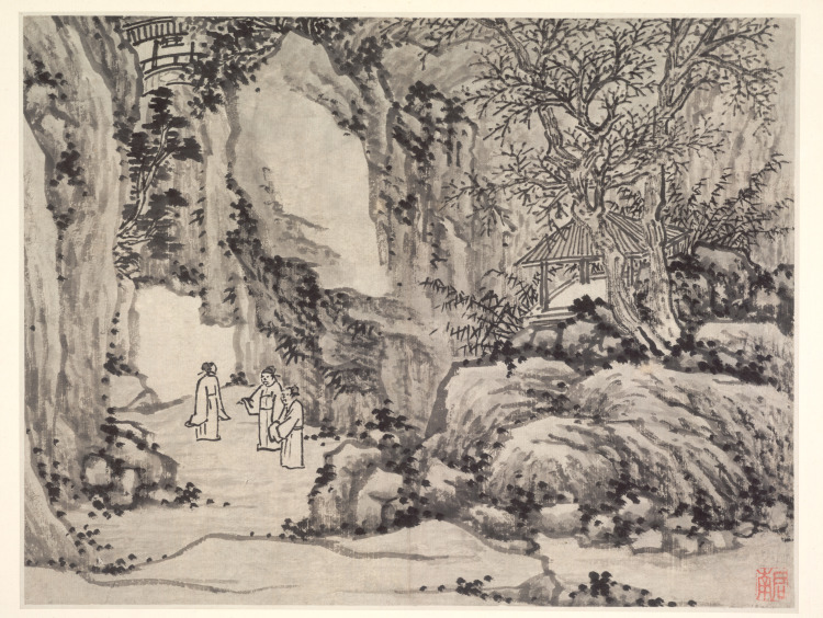 The Sword Spring, Tiger Hill, from Twelve Views of Tiger Hill, Suzhou ...