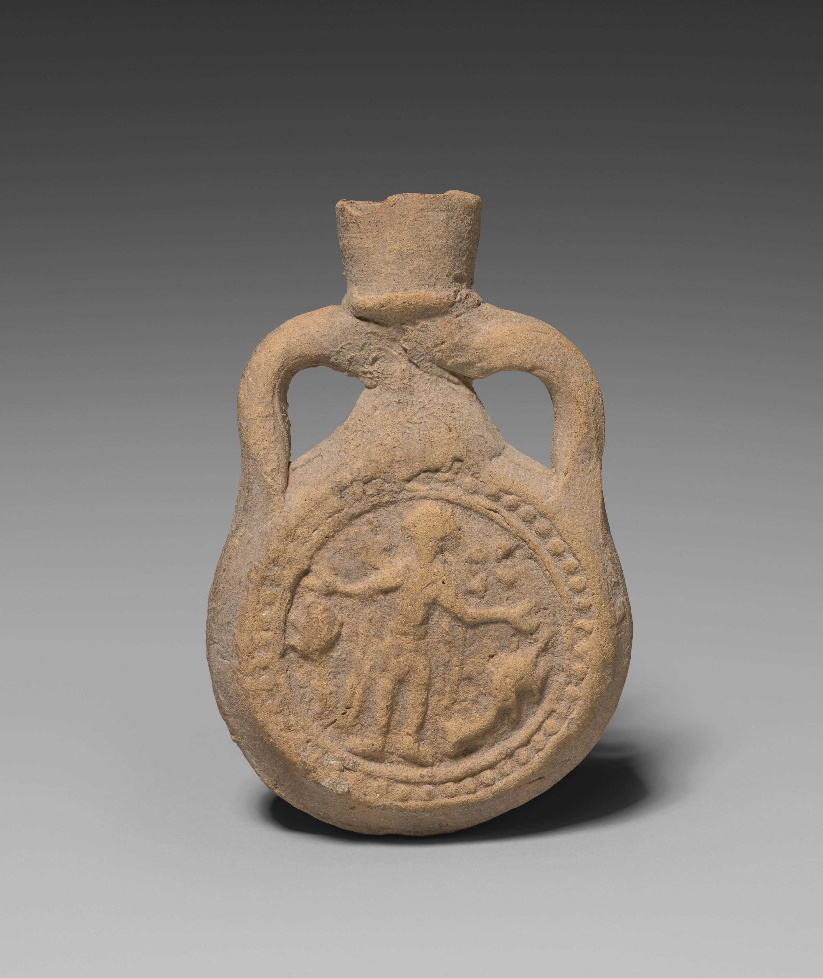 Pilgrim's Flask with Saint Menas