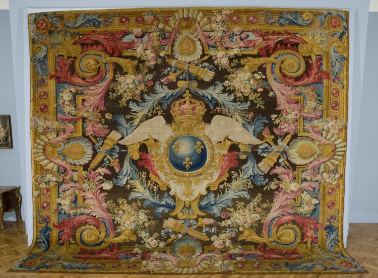 Louis XV Savonnerie Carpet with Royal Arms