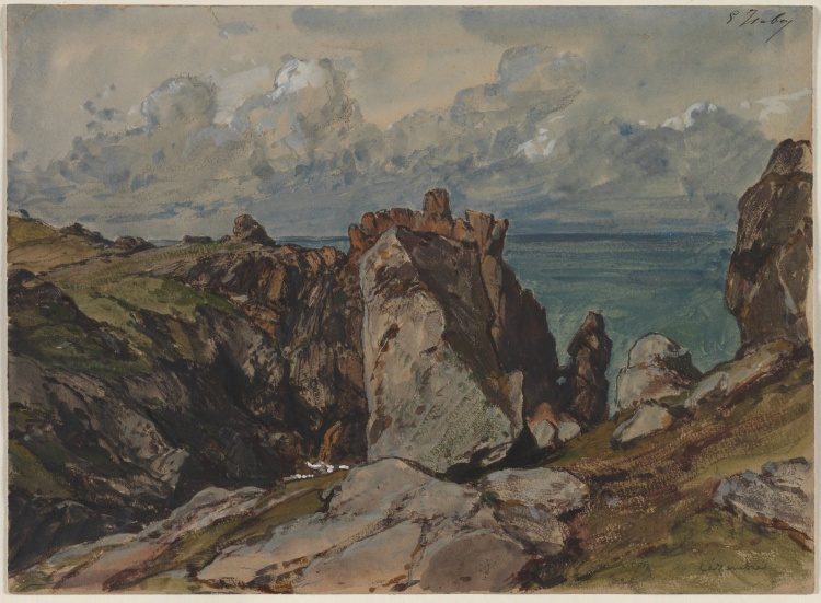 Cliffs by the Sea at Cézembre, Brittany