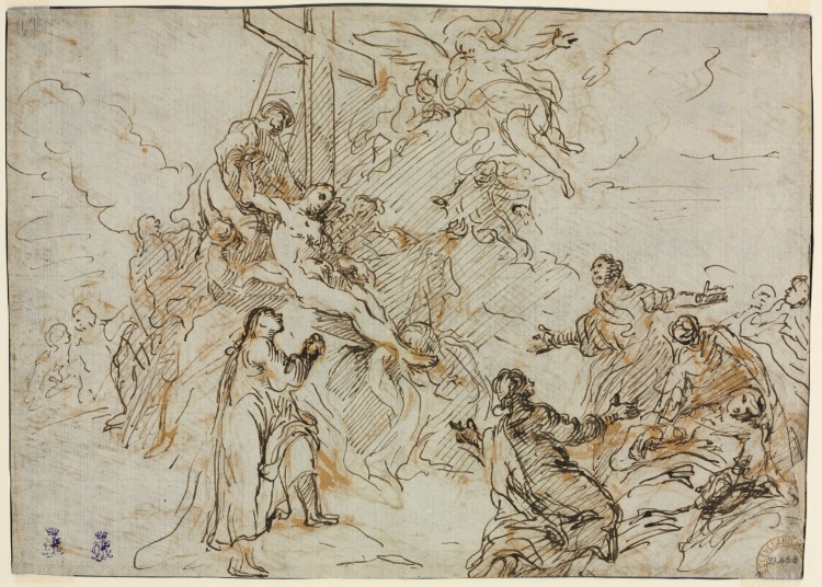 The Deposition (verso)