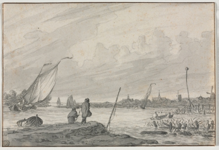 View of Alkmaar with Boats