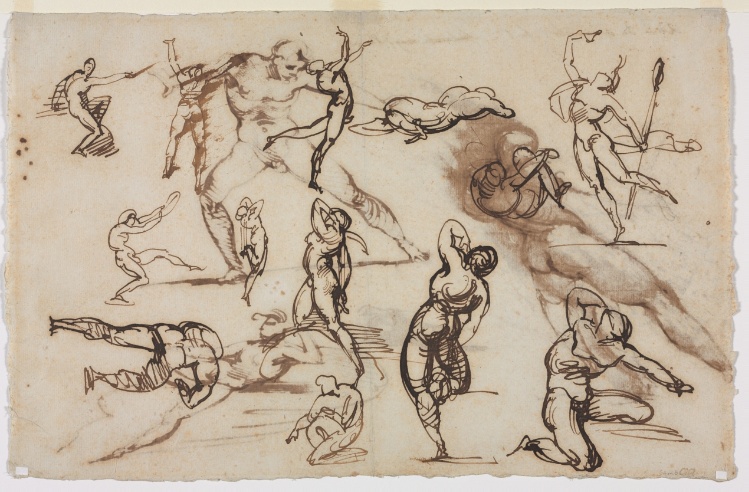 Sheet of Sketches (verso)