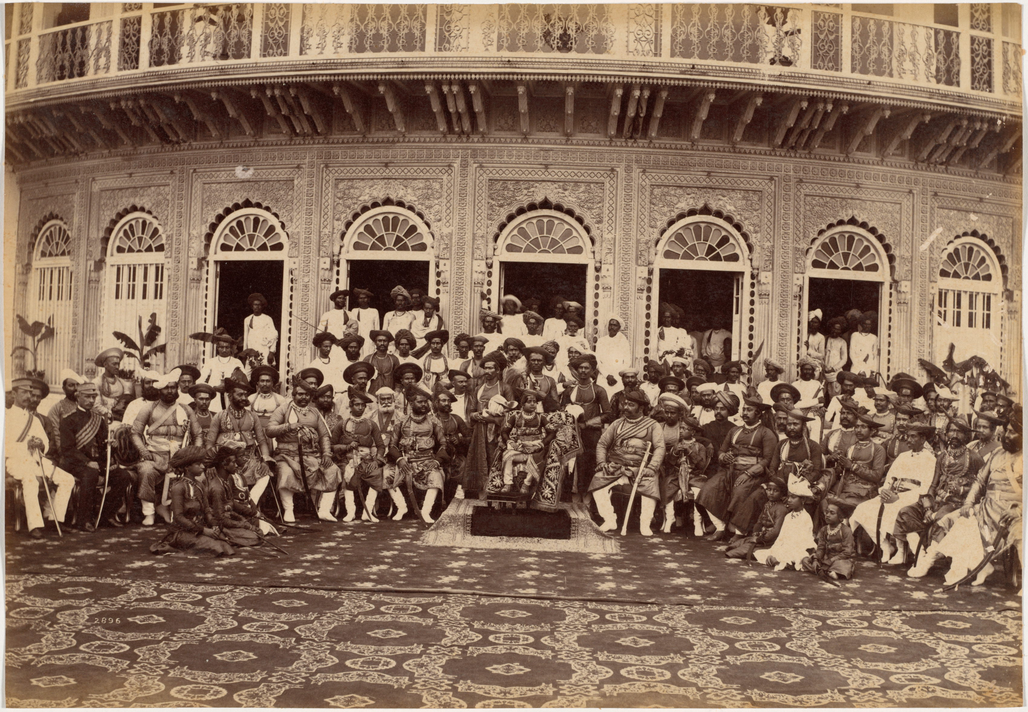 Maharaja Scindia, Nobles, and High Officials, Gwalior