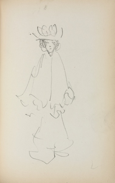Italian Sketchbook: Standing Woman (page 147)