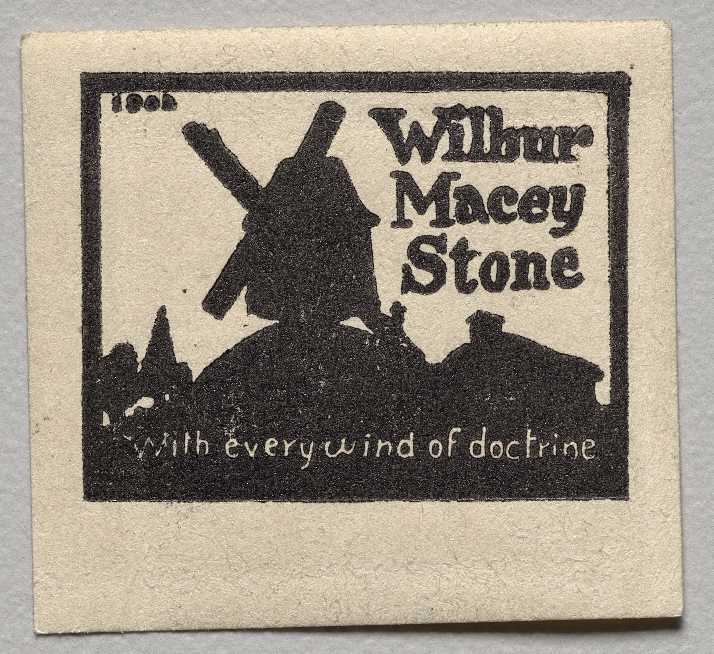 Bookplate: Wilbur Macey Stone