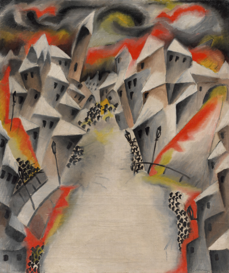 Der Krieg, Heinrich Davringhausen, 1914