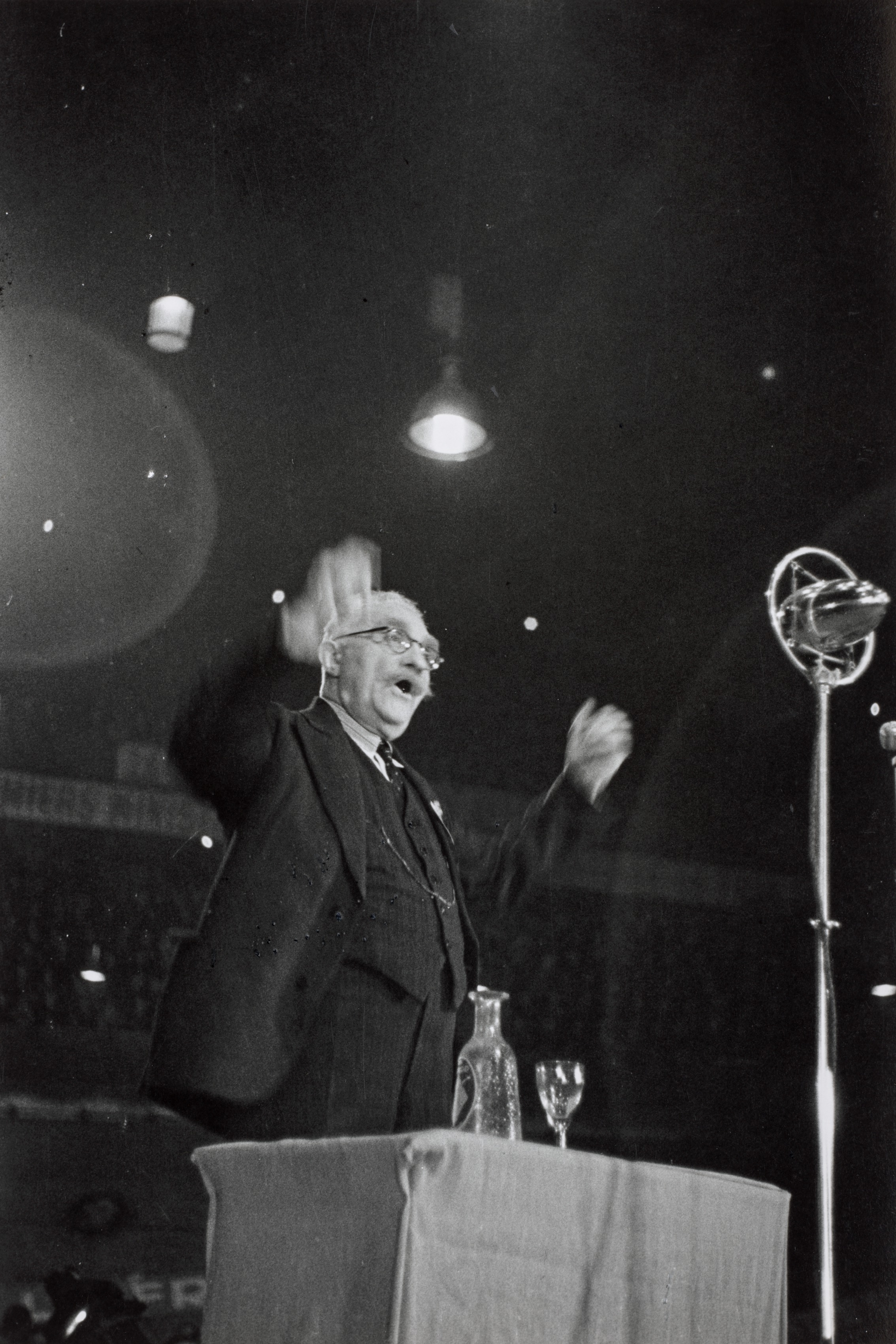 Léon Blume Giving Speech, Velodrome d'Hiver, 15th Arrondissement, Paris, 1936
