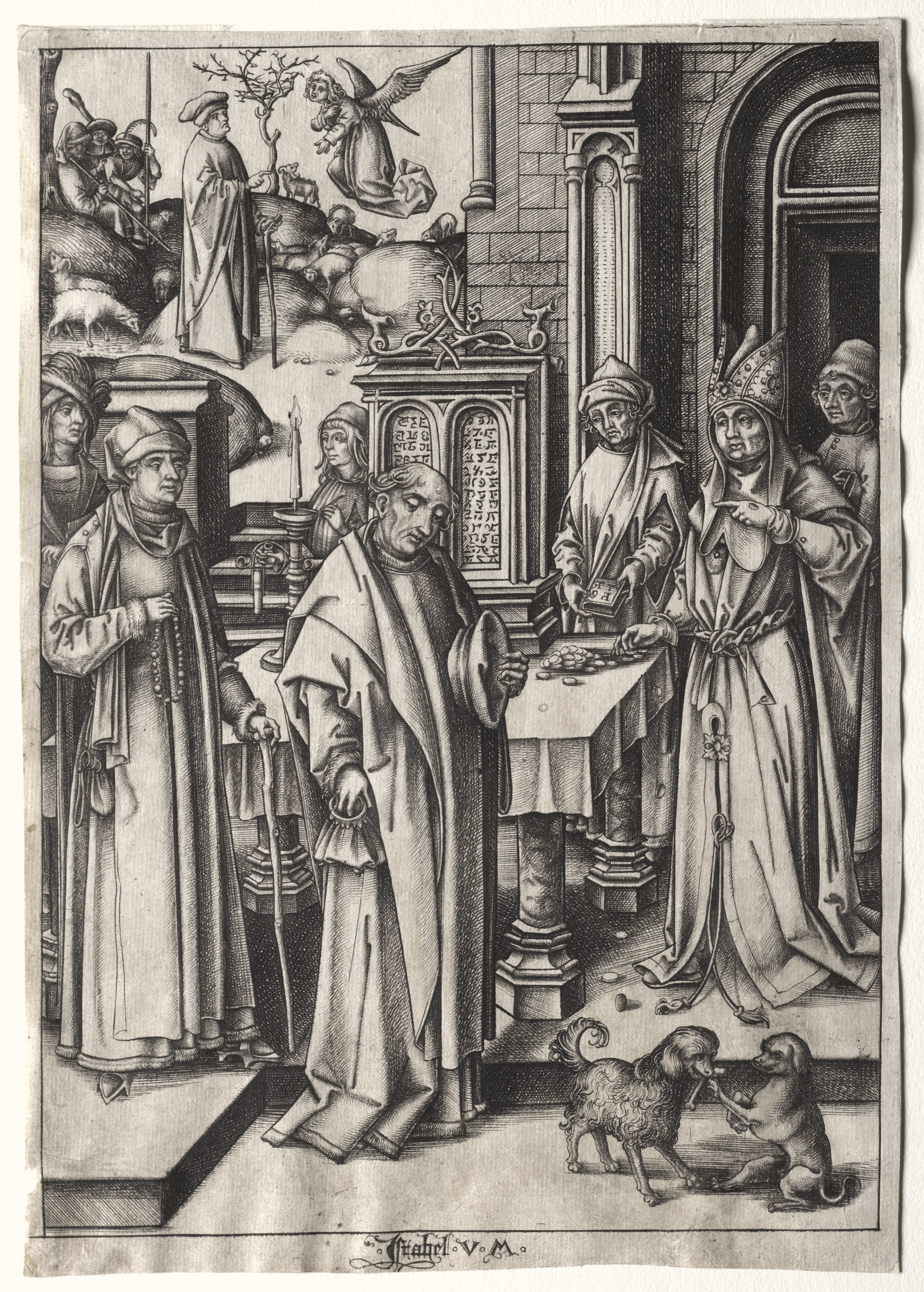 Life of the Virgin: High Priest Rejecting the Offering of Joachim