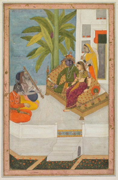 Shri Raga: An Illustration from a Ragamala Series