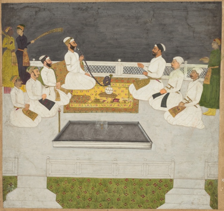 Husain Ali Khan Entertaining His Brothers (The Sayyid Brothers)