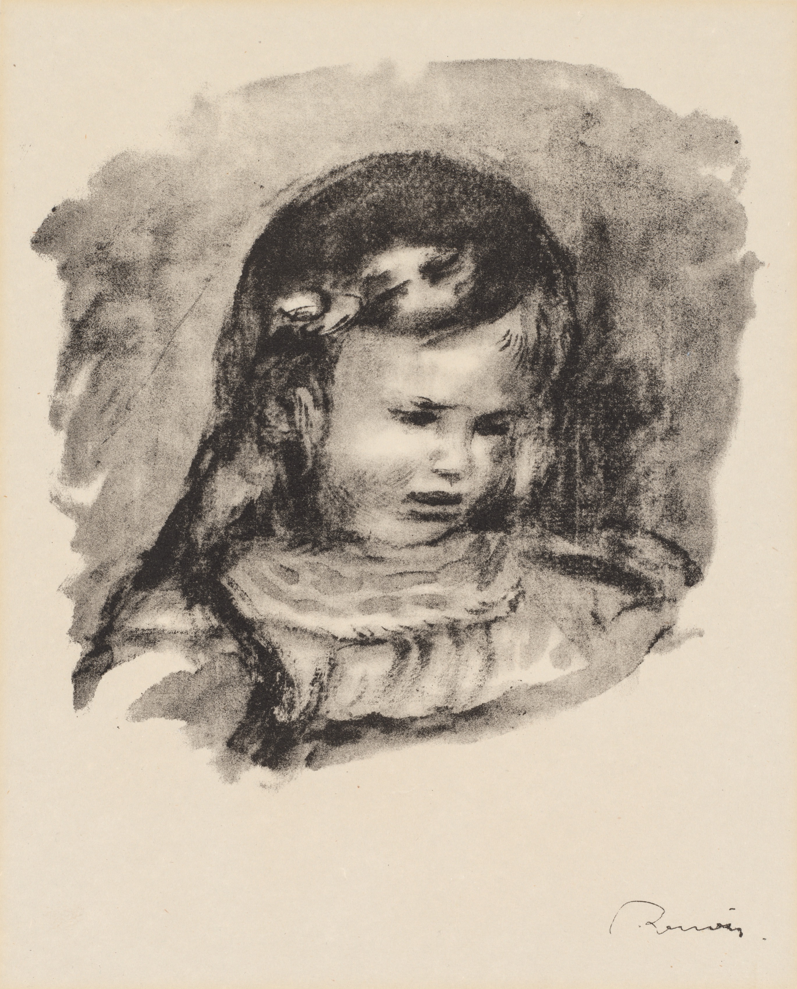 Claude Renoir, the Head Lowered (Claude Renoir, la tête baissée)