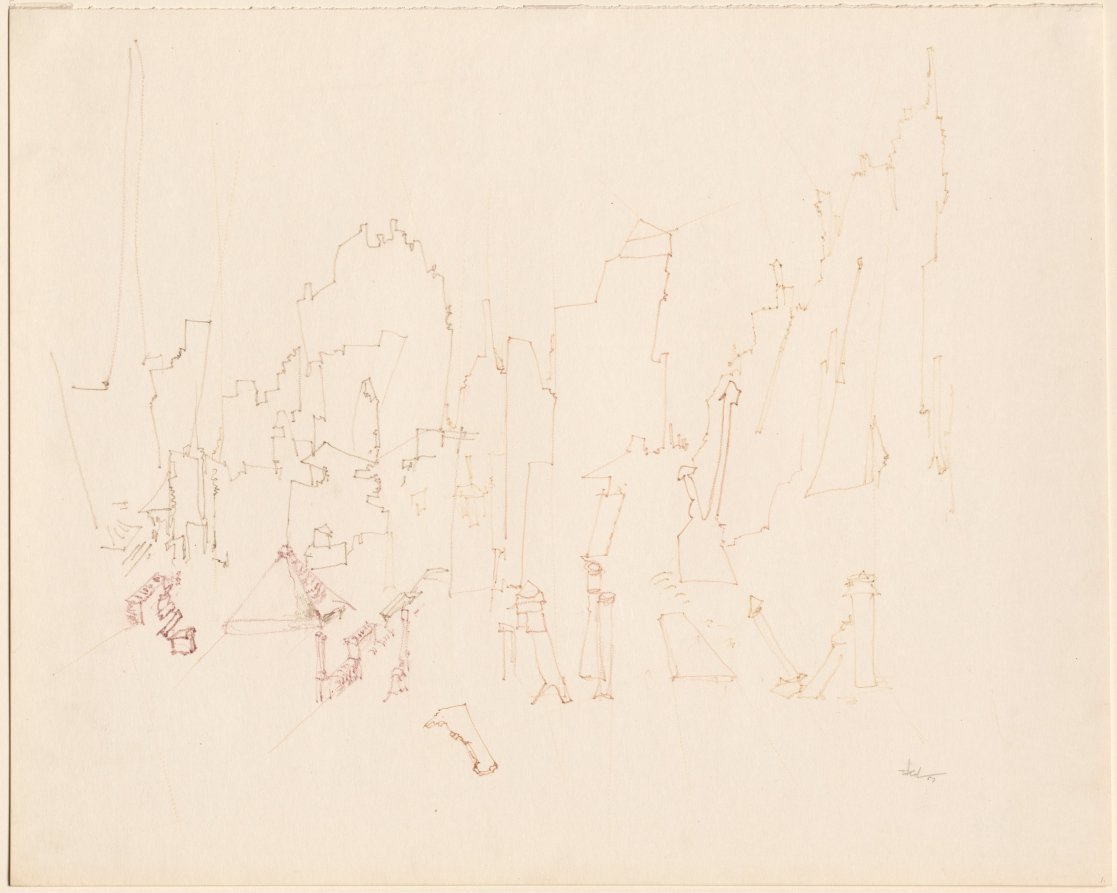 City Roofs, Peter Takal, 1957