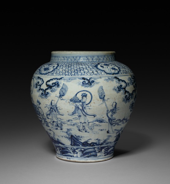 Jar with Scenes from the Land of Daoist Immortals