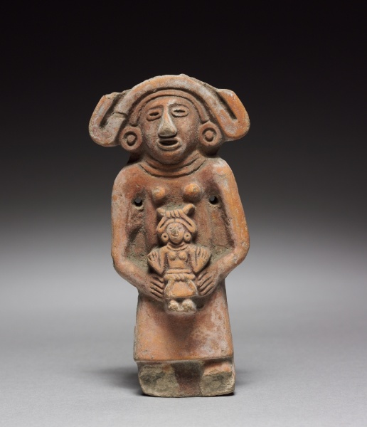 Mother-and-Child Figurine