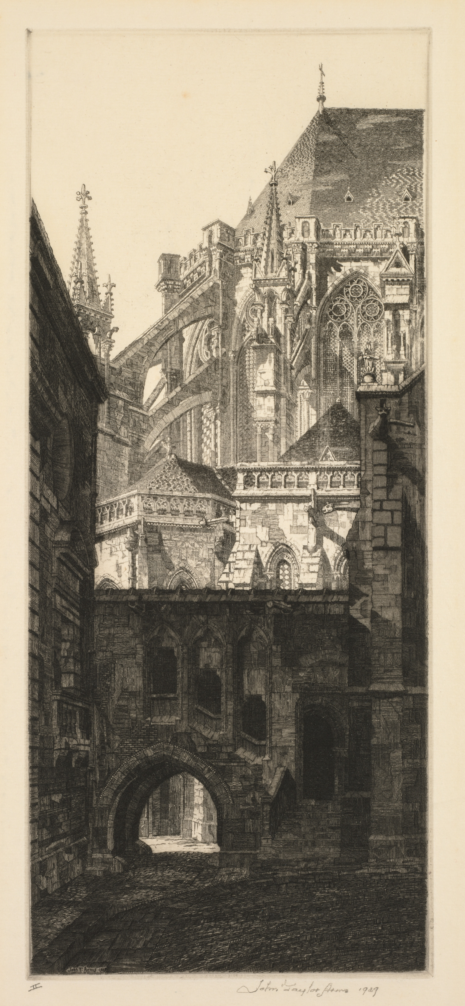 French Church Series No. 29: Abside de la Cathédral de Saint Pierre et Saint Paul, Troyes