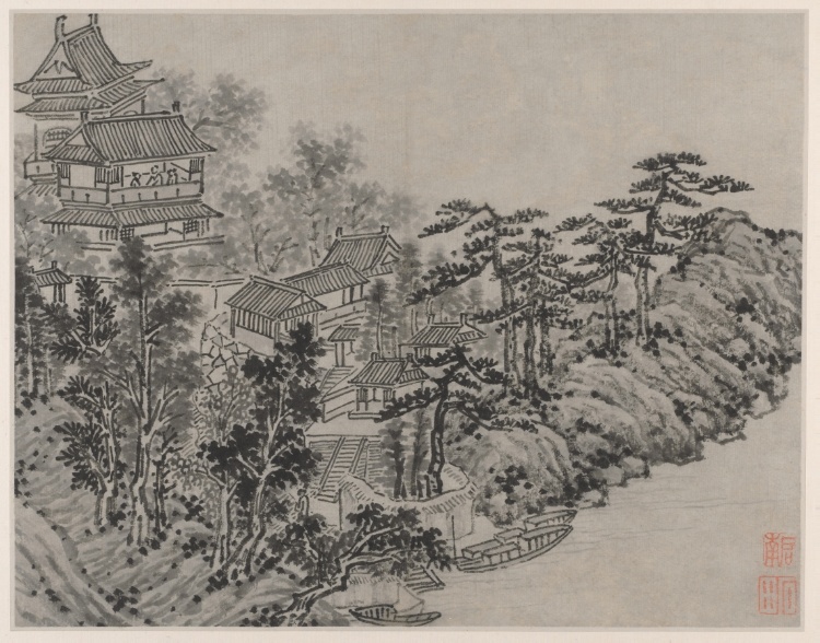 Cloud-Climbing Pavilion, from Twelve Views of Tiger Hill, Suzhou