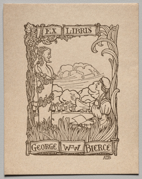 Bookplate: George W. W. Bierce