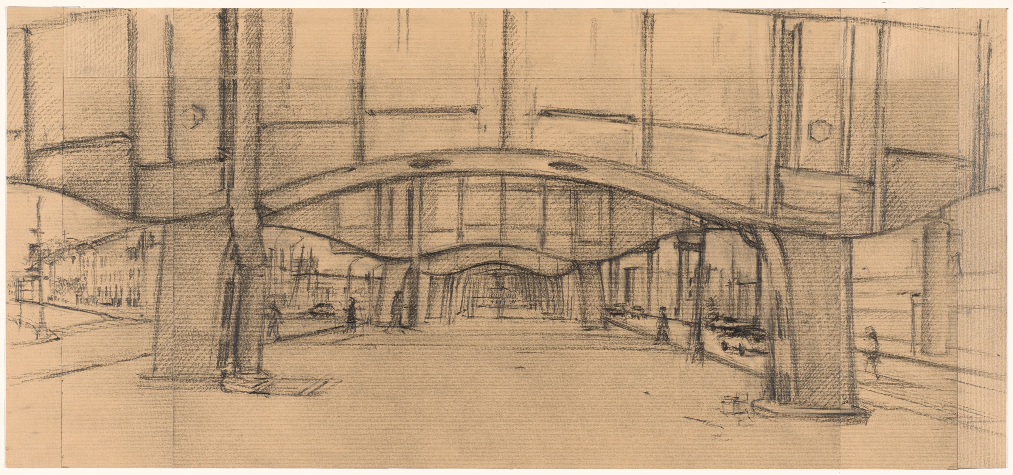 Under the Gowanus, Sketch for Part 4 (8 Pieces)