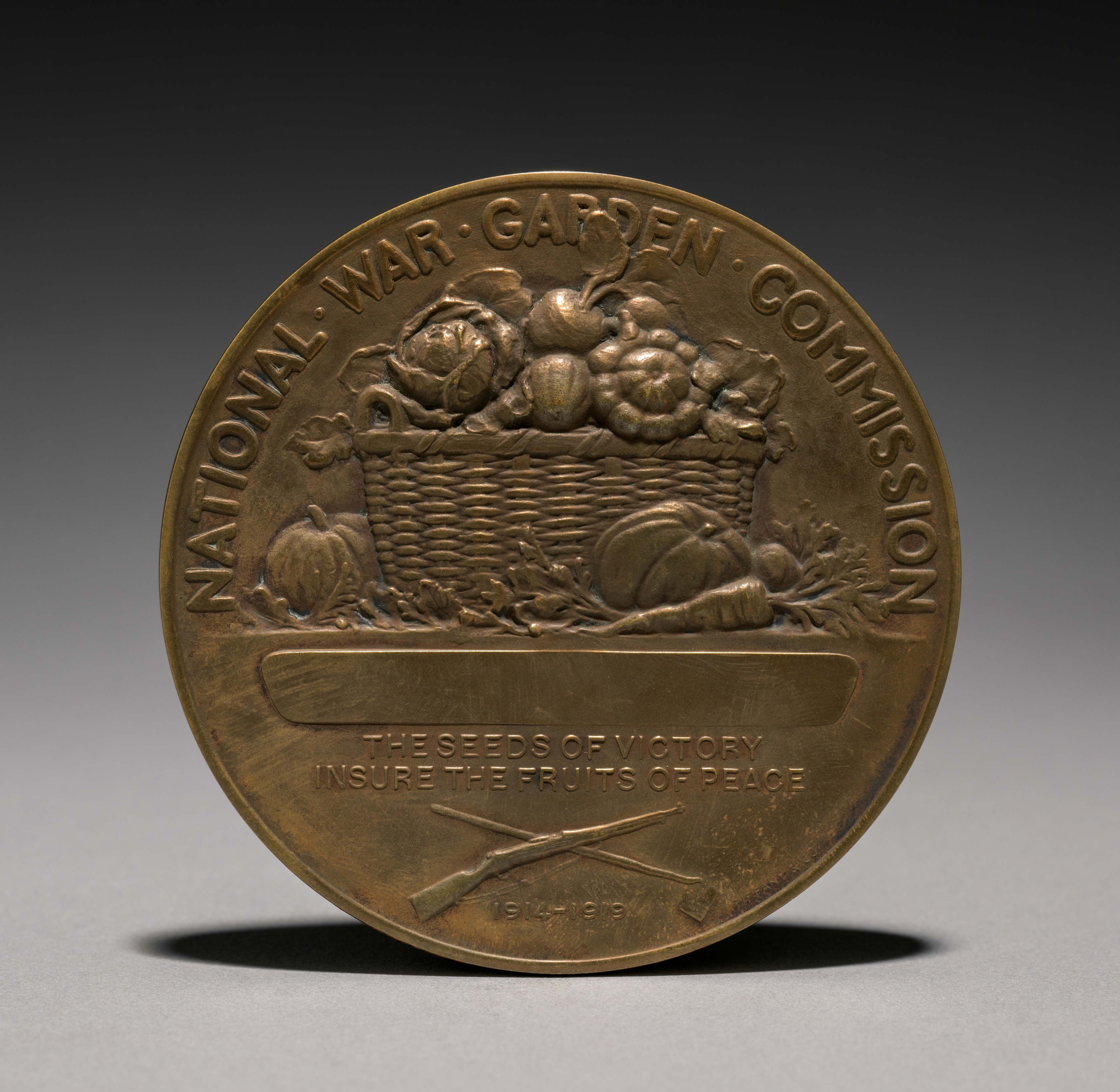 Medal: National War Garden Commission (reverse)